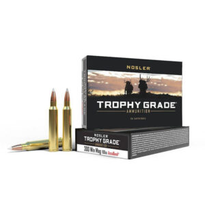 Box of Nosler 300 Win Mag 180 gr Accubond Trophy Grade Rifle Ammo