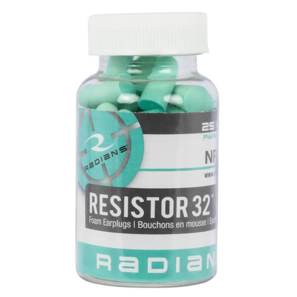 Radians Resistor 32 Foam Ear Plugs (25/pack)