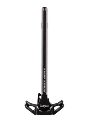 Patriot Ordnance Factory 01543 Strike Eagle Charging Handle AR-10 Black Anodized Aluminum, Ambidextrous