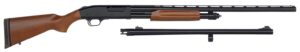 Mossberg 68224 835 Ulti-Mag Combo 12 Gauge 5+1 3.5" 28" Vent Rib/24" Slugster Barrel, Blued Steel Receiver, Dual Extractors, Fixed Wood Stock, Accu-Mag Chokes