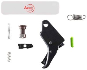 Apex Tactical 100051 Action Enhancement Trigger & Duty/Carry Kit 9mm Luger/40 S&W Black Drop-In Fits S&W M&P Shield