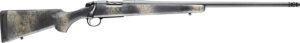 Bergara Rifles B14SM519 B-14 Wilderness Ridge 6.5 PRC 2+1 24" Threaded, Sniper Gray Cerakote Barrel/Rec, SoftTouch Woodland Camo Synthetic Stock, Omni Muzzle Brake