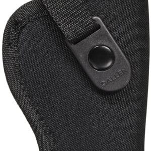 Allen 44801 Cortez  Size 01 OWB Style Black Polyester, Adjustable Strap & Belt Loop Mount Type fits 3-4" Barrel Medium Autos Right Hand