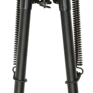 Allen 2188 Bozeman  Rifle Bipod Black Aluminum w/Sling Swivel Mount, Rubber Feet & 9-13" Vertical Adjustment
