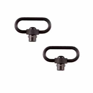 Allen 14516 Quick Detach Swivel  Set 1.25" Push Button Black Steel