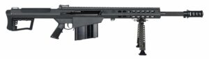 Barrett 18062 M107A1  50 BMG 20" 10+1 Black Cerakote Black Fixed w/Sorbothane Recoil Pad Stock Black Polymer Grip