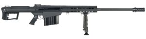 Barrett 18059 M107A1  50 BMG 29" 10+1 Black Cerakote Black Fixed w/Sorbothane Recoil Pad Stock Black Polymer Grip