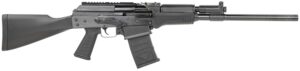 JTS Shotgun M12AK M12AK  12 Gauge Semi-Auto 3" 5- 2.75" Shells, 18.70" Black Steel Barrel, Black Receiver, Black Fixed Synthetic Stock, Black Polymer Grip