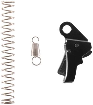 Apex Tactical 115112 Action Enhancement  Curved Trigger w/ 5-5.50 lbs Draw Weight & Black Finish for Springfield Hellcat