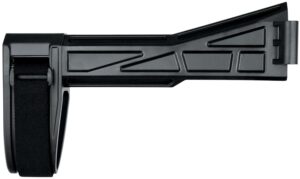 SB Tactical SBT201SB SBT-G2  Fixed Right Side Folding Black Synthetic for H&K UMP, B&T APC, LWRCi SMG45 (Tube Not Included)