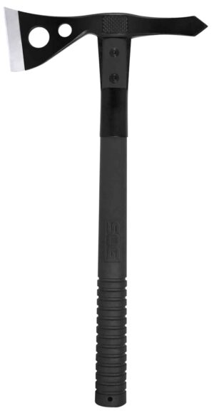 S.O.G SOGF01TNCP Tactical  2.75" Blade 420HC SS Blade Black Side Hammer Checkering GRN Handle 15.75" Long Tomahawk