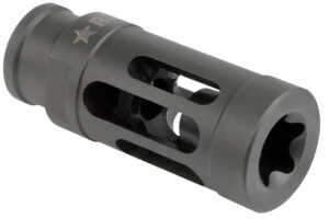 BCM GFCMOD1762 BCMGunfighter Compensator Mod 1 Black Stainless Steel with 5/8"-24 tpi Threads for 7.62mm, 300 Blackout AR-Platform