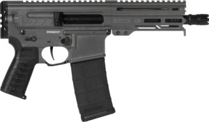 CMMG 30A0E33TNG Dissent MK4 300 Blackout 30+1 6.50", Tungsten Gray Cerakote Rec, OEM Grip, Picatinny Buffer Adapter, Zeroed Drop-In Single Stage Trigger