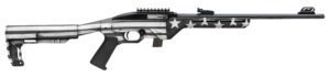 Citadel CIT22LRBUSG Trakr  22 LR 10+1 18" Blued Steel Threaded Barrel & Receiver, Gray Flag Synthetic Stock