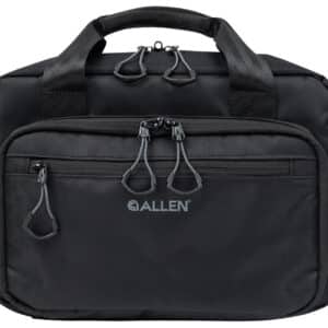 Allen 3639 Double Pistol Bag Black Nylon Holds 2 Handguns