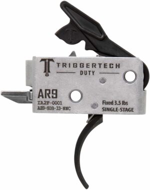 TriggerTech AH9SDB33NNC Duty  Curved Trigger Single-Stage 3.50 lbs Draw Weight Fits AR-9