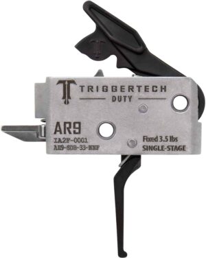 TriggerTech AH9SDB33NNF Duty  Flat Trigger Single-Stage 3.50 lbs Draw Weight Fits AR-9