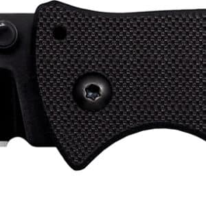 Cold Steel CSFLC3SP10A Verdict  3" Folding Spear Point Plain Black Matte AUS-10A SS Blade/Black G10 Handle Includes Belt Clip