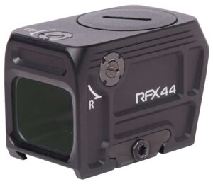 Viridian 9810110 RFX44  Black Anodized 1 x 21 mm  x 16.5 mm 5 MOA Green Dot ACRO/Shield RMSc Footprint