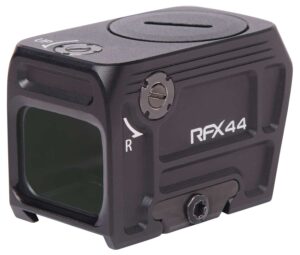 Viridian 9810112 RFX44  Black Anodized 1 x 21 mm x 16.5 mm 5 MOA Green Dot ACRO Footprint/Picatinny Low Mount