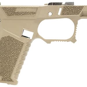 Sct Manufacturing 0225020100IA Sub Compact  Compatible w/ Glock 43X/48 Flat Dark Earth Polymer Frame Aggressive Texture Grip Includes Locking Block