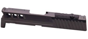 True Precision Inc TPSHCSBCRMS Axiom Optic Cut Slide Fits Springfield Hellcat Black DLC Anodized 416R Stainless Steel