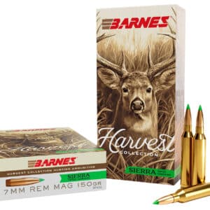 Barnes Bullets 32402  Harvest 7mmRemMag 150gr Sierra Tipped GameKing 20 Per Box/10 Case