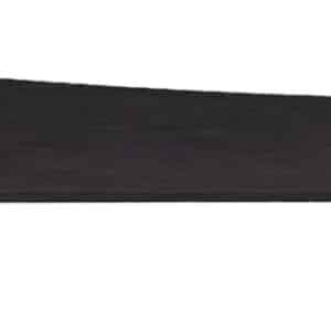 Cold Steel CS97AD18S Latin D-Guard Black Matte Baked-On Anti Rust 65Mn Carbon Steel Blade, Black Polypropylene Handle, 23.63" Long Includes Sheath