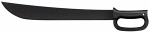 Cold Steel CS97AD18S Latin D-Guard Black Matte Baked-On Anti Rust 65Mn Carbon Steel Blade, Black Polypropylene Handle, 23.63" Long Includes Sheath