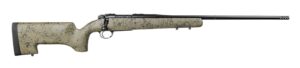 Kimber Mfg, Inc 3000915 Mountain Acsent Peak 308 Win 4+1 22" Match Grade Threaded Barrel, Aluminum Receiver, Fixed Aluminum/Carbon Fiber Stock
