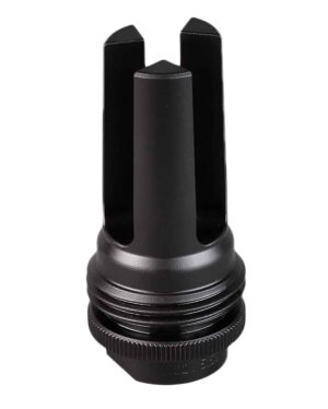 SilencerCo AC1570 ASR Flash Hider Black Steel with 1/2"-28 tpi Threads for 9mm
