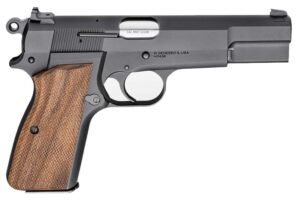 SA-35 9MM 4.7" Blk Walnut Grip Fxd 15Rd