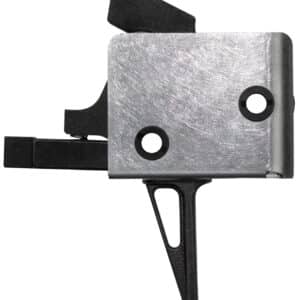 CMC Triggers 92503 Drop-In  Single-Stage Flat Trigger w/ 4-4.50 lbs Draw Weight & Black/Silver Finish