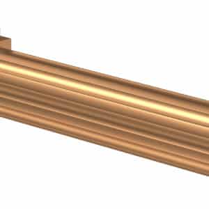 CMC Triggers 75513 Match Precision  9mm Luger 4.48" Fluted/Match Grade/Threaded Bronze DLC Stainless Steel, Compatible w/ Glock 17 Gen3-4