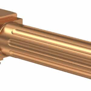 CMC Triggers 75524 Match Precision  9mm Luger 4.01" Fluted/Match Grade Bronze DLC Stainless Steel, Compatible w/ Glock 19 Gen3-4