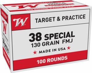 Winchester Ammo USA38SPVP USA Value Pack 38Special 130gr Full Metal Jacket 100 Per Box/5 Case