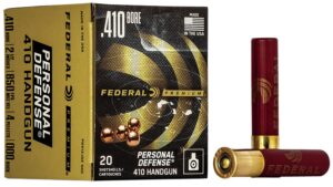 Federal PD412JGE000 Premium Personal Defense 410Gauge 2.50" 7/16oz 000BuckShot 20 Per Box/10 Case
