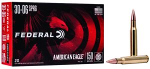 Federal AE3006N American Eagle Rifle 30-06Springfield 150gr Full Metal Jacket Boat Tail 20 Per Box/25 Case