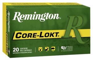 Remington Ammunition 27842 Core-Lokt  308Win 150gr Pointed Soft Point Core-Lokt 20 Per Box/10 Case