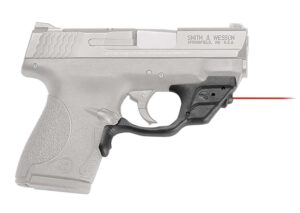 Crimson Trace 0135601 Laserguard  S&W M&P Shield/Shield M2.0, Red Laser Black Polymer