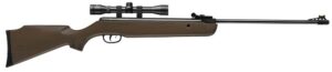 Crosman 30021 Vantage NP Air Rifle Nitrogen Piston 177 1rd Shot Black Black Receiver Hardwood Scope 4x32mm