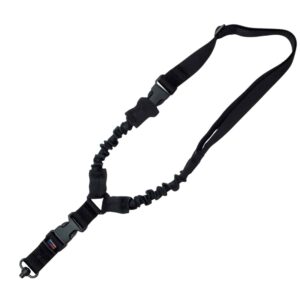 GrovTec US Inc GTSL52 Single Point  Black Elastic Bungee Rifle/Shotgun