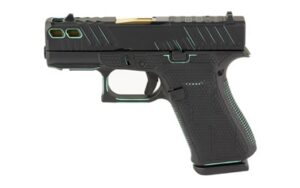GLOCK 43X 9MM 10RD BLACK ROBBIN BLUE