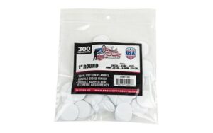 PRO-SHOT PATCH .22-.270CAL 1" 300CT