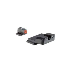HD XR SIGHTS - S&W M&P SHIELD, SHIELD PLUS, SHIELD 2.0, FRONT ORANGE OUT/GREEN TRIT, REAR BLACK OUT/GREEN TRIT