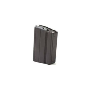 SR25/DPMS .308 SR STAINLESS 5 ROUND MAGAZINE - MARLUBE BLACK, BLACK FOLLOWER
