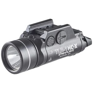TLR-1 HL-X USB GUN LIGHT – BLACK, 1500 LUMENS, (2) SL-B9 BATTERY PACKS & USB-C CORD