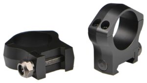 Warne 2-Piece Picatinny Style Mountain Tech Scope Rings 1" High - Matte