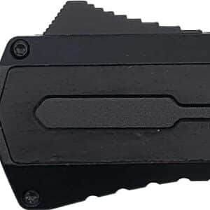 Zastava A7 OTF Knife - Tactical Black Wood | S35VN Spear Point Blade