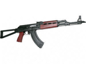 Zastava ZPAPM70 AK-47 Rifle BULGED TRUNNION 1.5MM RECEIVER - Blood Red Handguard | 7.62x39 | 16.3" Chrome Lined Barrel | Folding Triangle Stock